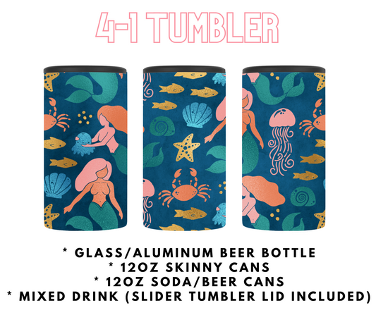 Mermaid- 4-1 Tumbler