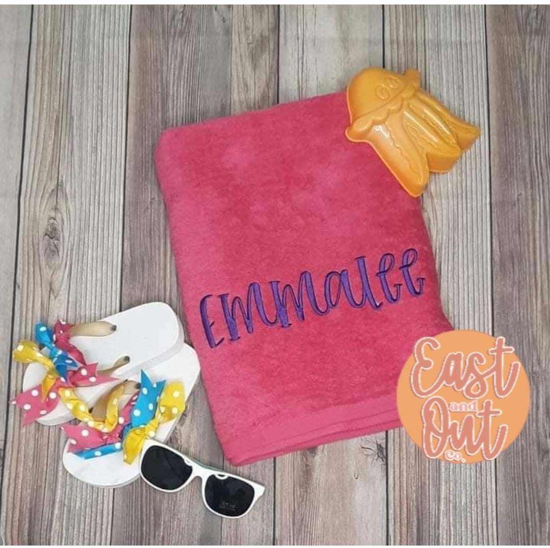 Embroidered Beach Towels