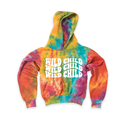 Wild Child YOUTH- Tie Dye hoodie
